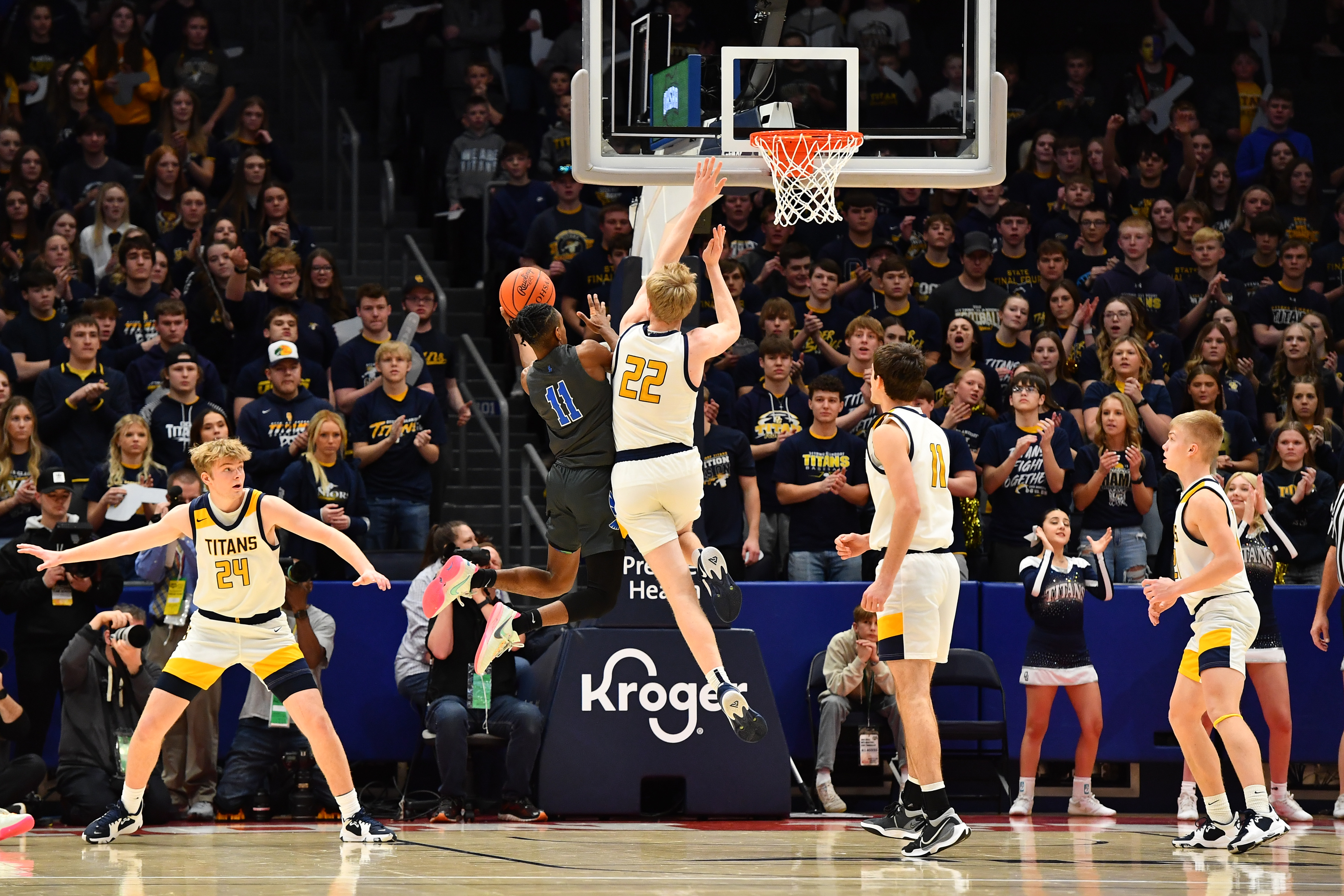 Lutheran East vs Ottawa-Glandorf boys basketball state championship Ben Jackson8